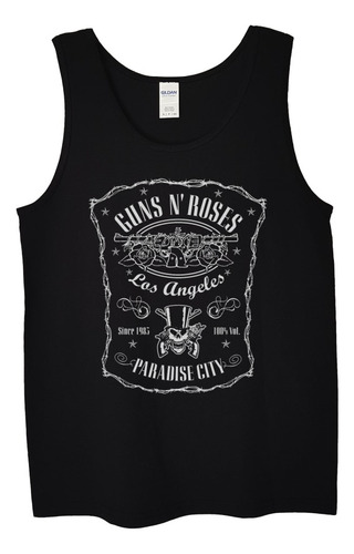 Polera Musculosa Guns N Roses Paradise City Rock Abominatron