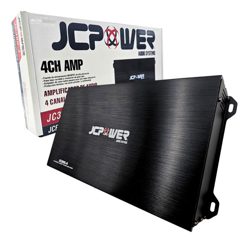 Amplificador 4ch Clase Ab 600 Watts Max Jcpower Jc300.4