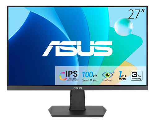 Monitor De 27 Pulgadas 1080p Ips Full Hd Sin Marco 100hz