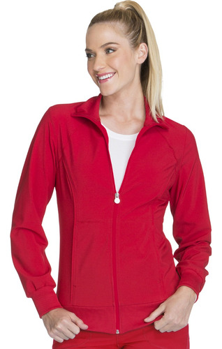 Chaqueta De Uniforme Clinico - Infinity  Cherokee - Roja