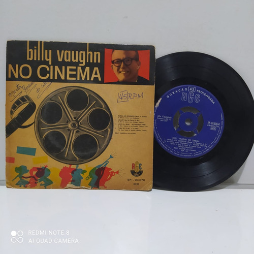 Lp Compacto - Billy Vaughn - No Cinema