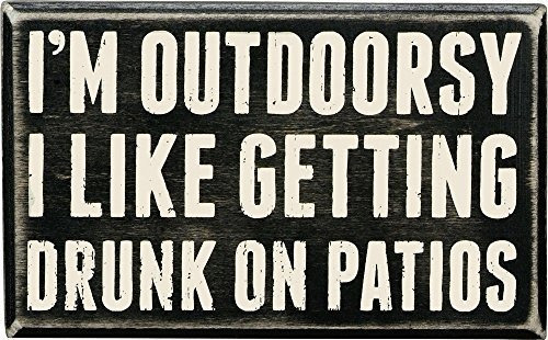 Primitivos Por Kathy Wood Box Sign Im Outdoorsy