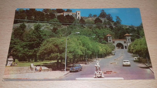 Antigua Postal Tandil Entrada Al Parque Independencia