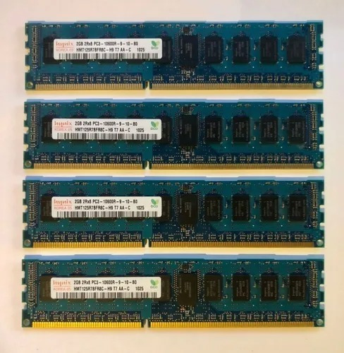 8gb Memória Ecc 4 X 2gb P/ Dell R310, R320, R410, R420, R510