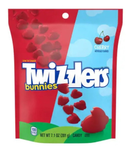 Twizzlers Easter Bunnies Conejitos De Gomita De Cereza 201g