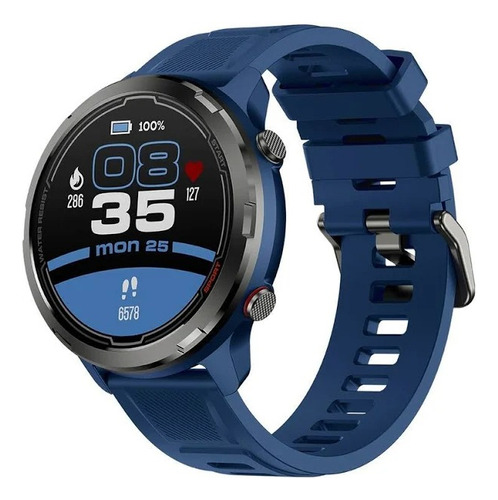 Smartwatch Zeblaze Stratos 2 Lite Com Gps Cor da caixa Preto Fosco Cor da pulseira Azul Cor do bisel Preto