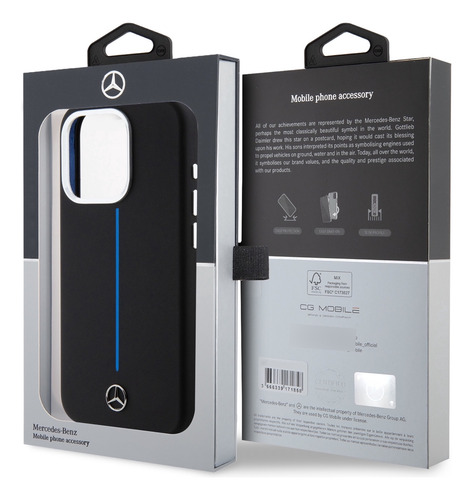 Capa Case Mercedes Essential Stripe iPhone 15 Pro Max