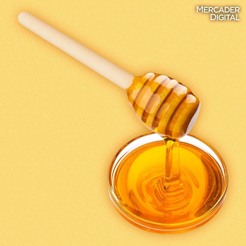 Para A 100 Pzs Cuchara Mielera Madera Pala Miel Palito / .