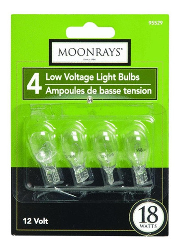 Moonrays Bombilla Base Cuña Transparente