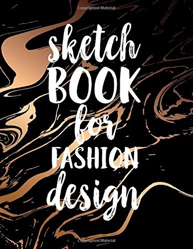 Sketch Book For Fashion Design Blank Doodle Draw Sketch Book