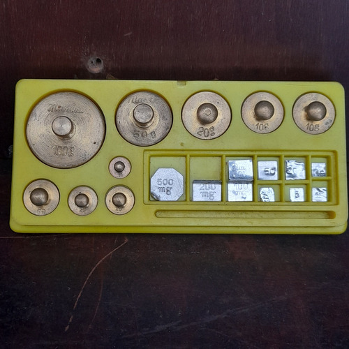 Imagem 1 de 8 de Cepo Kit Peso Pequeno Marca Marte Antigo Completo Ler