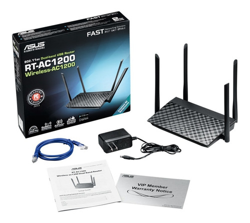Router Asus Rt-ac1200 Negro 2.4/5ghz