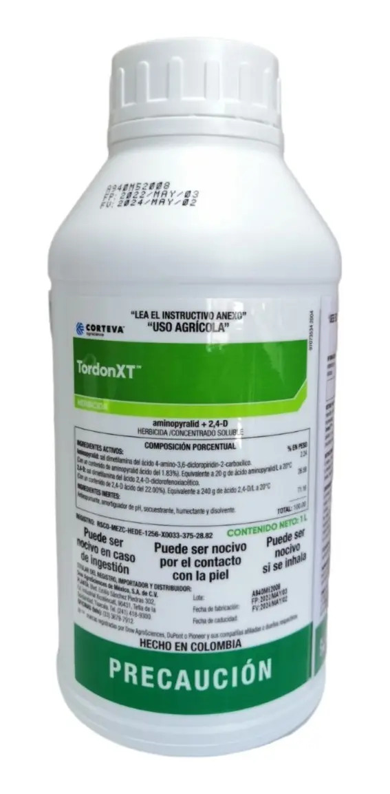 Tordon Xt 1 L Corteva Herbicid. Para Cesped Y Pastizales | Envío gratis