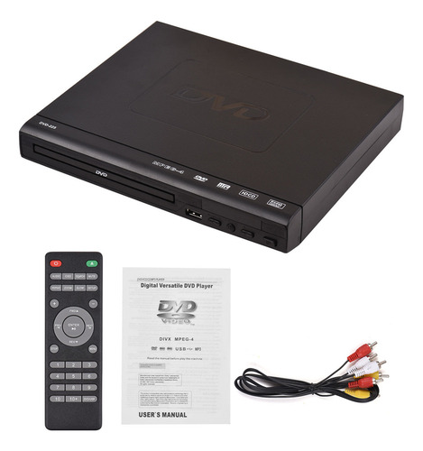 Leitor De Dvd Home, Saída Dvd-225 Com Cd Digital E Multimídi