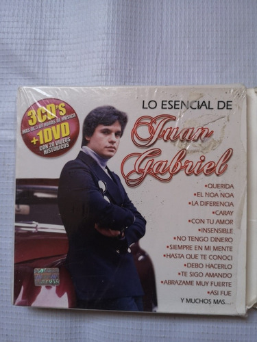 Lo Esencial De Juan Gabriel Album 3 Discos Falta El Dvd Orig