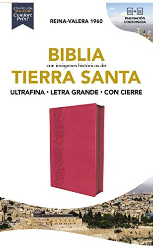 Libro : Biblia Reina-valera 1960, Tierra Santa, Ultrafina,.