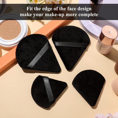 12 Unidades De Maquillaje En Forma De Triángulo En Forma De