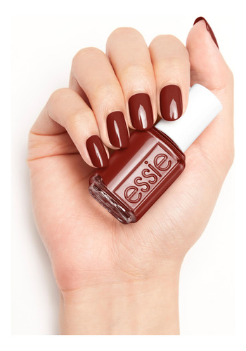 Verniz De Unhas Essie Bed Rock & Roll Deep Red-brown Cream