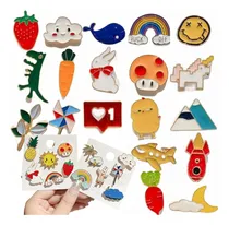 Comprar Prendedores Y Broches Metalicos Pines Kawaii Para Ropa,gorra