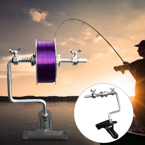 Bobinadora De Línea De Pesca Portátil, Carrete Giratorio,