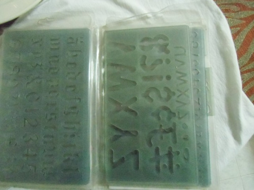 Plantilla De Letras Cox 12 Piezas Rev.20v