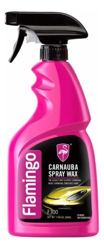 Cera Carnauba Flamingo Spray Waxy 500ml