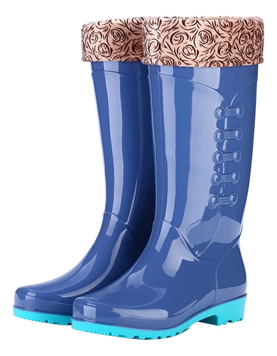 Botas De Lluvia Altas Para Mujer, Botas De Lluvia Transparen