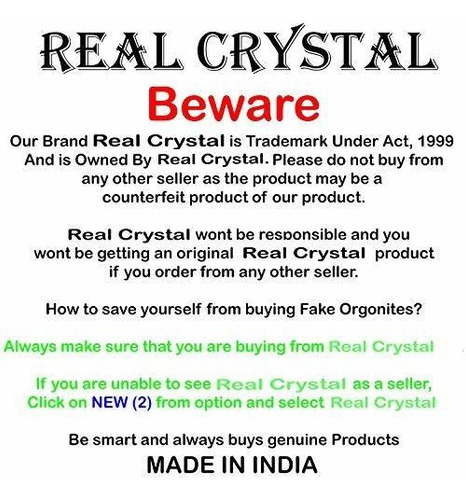 Pirámide Real Crystal Seven Chakra Orgone Pyramid - 7 Chakr