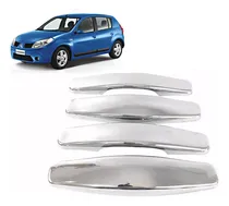 Comprar Kit De 4 Cubre Manijas Cromadas Renault Sandero 2007 - 2014