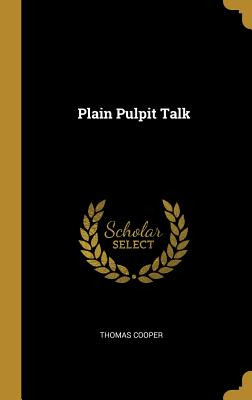 Libro Plain Pulpit Talk - Cooper, Thomas