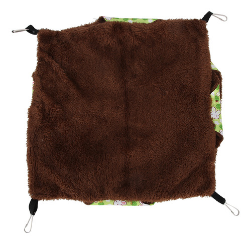 Saco De Dormir Para Hámster De Tres Capas, Color Verde Y Ver
