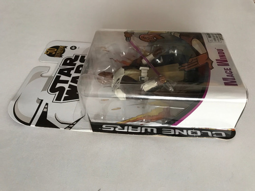 Mace Windu Clone Wars Cartoon Network Black Series 6 Pulgada (Usado)