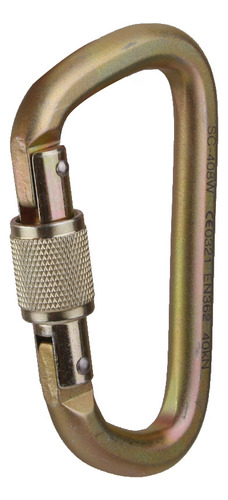 40kn Clip Mosquetón Bloqueo De Tornillo For Acampada