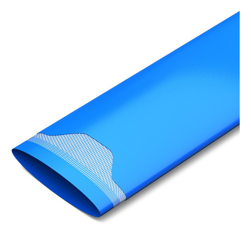 Imagen 3 de 5 de Manga Plana Azul Reforzada Con Tela D.50mm Rollo X 50mts
