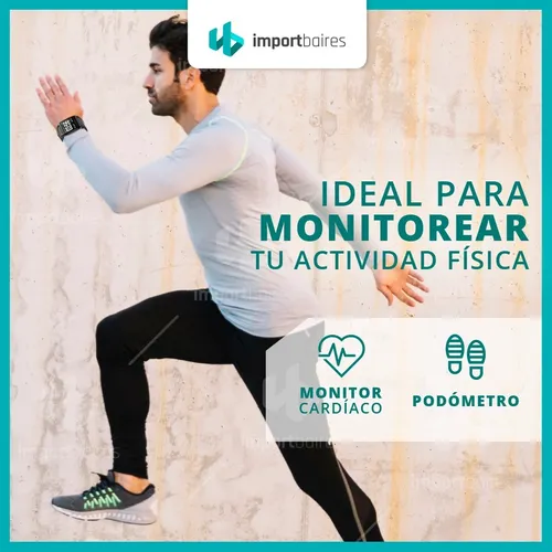 Reloj Smartwatch Reloj Inteligente Podometro Monitor Cardiaco Pulsometro Celular Android Ios Runner Montanbike