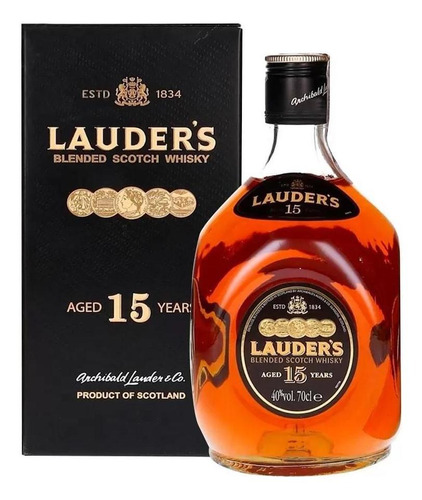 Whisky Lauders 15 Anos 1 Litro