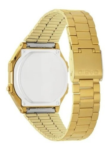 Reloj Casio Vintage Unisex A-168wgg Color Del Bisel Dorado