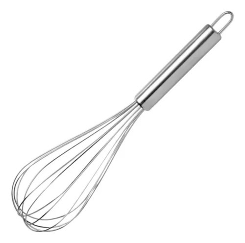 Fouet Fuê Batedor Manual Misturador Ovos Aço Inox 30cm