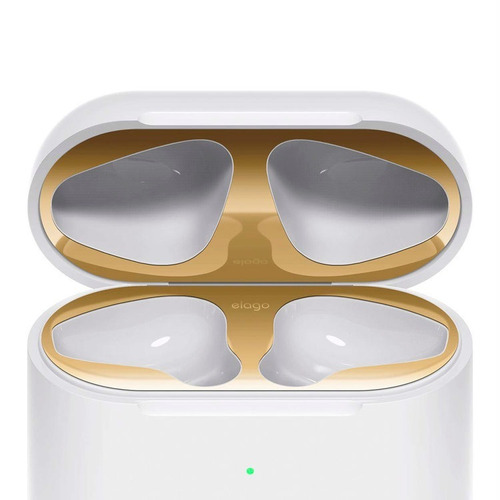 Protector De Polvo Para AirPods Elago En Dorado X 2 Pares