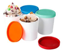 Comprar Recipientes Para Helado Casero 4 Unidades 1 Cuarto Ews