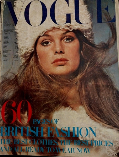 Vogue Britanico De Sptiembre 15 1969 Jean Shrimpton, Twiggy