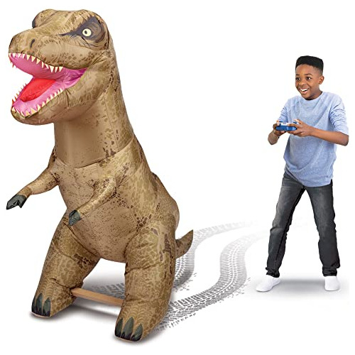 Airtitans Jurassic World Dinosaurio Inflable T Rex Rc Massiv