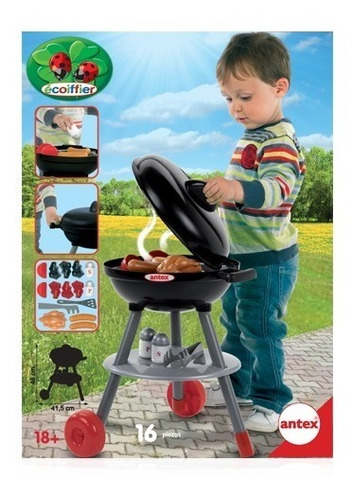 Antex Eccoifier Parrilla Juego Cocinar Comida Juguete 1148