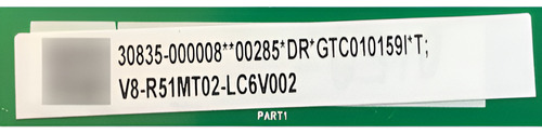 Driver Tcl 30835-000008 / 40-d65s54-drb2LG / Modelo 55s546 (Usado)