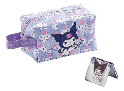 Travel Cosmetic Bag, Large Capacity Cartoon Cosmetic Bag Zip