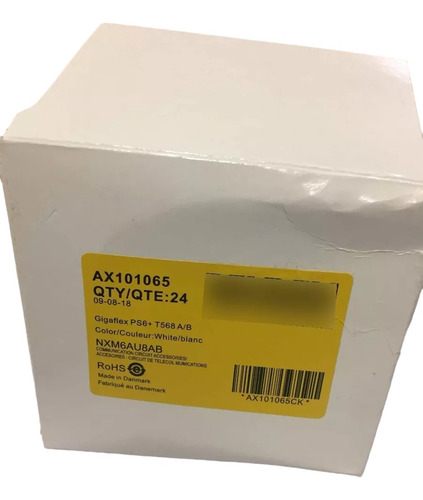 Jack Cat6 Blanco Ax101065 Belden 24pz