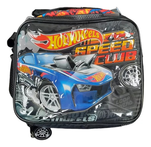 Lunchera Térmica Infantil Hot Wheels Speed Varios Colores