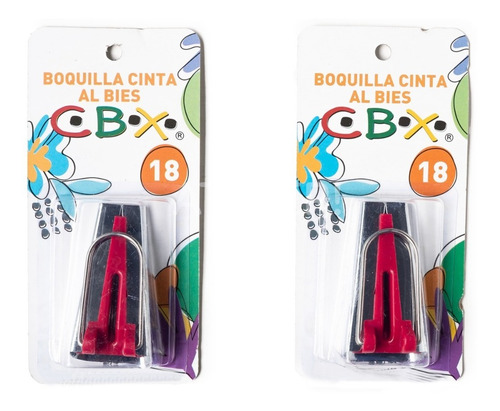Imagen 2 de 10 de Guía O Boquilla Para Cinta Al Bies Cbx N° 18