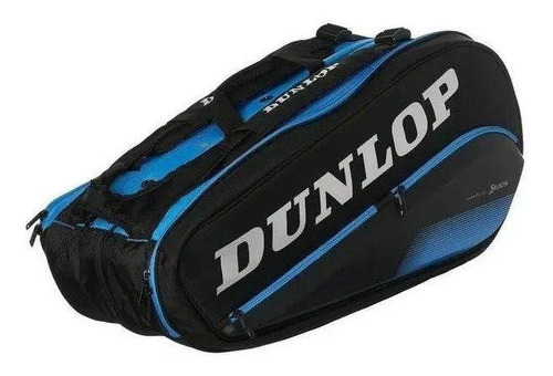 Raqueteira Dunlop Thermo Fx Performance 8 - Preta E Azul