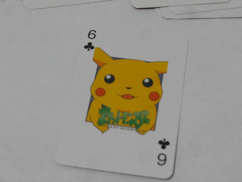 Pokemon Tarjetas Carta Baraja Pikachu Con Estuche Vintage 90